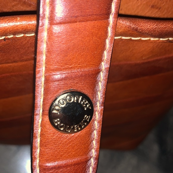 DOONEY & BOURKE LARGE FLORENTINE BROWN ZEBRA PRINT LEATHER HANDBAG - Picture 11 of 15